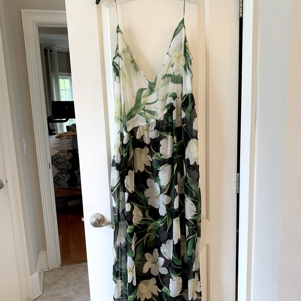 ASOS Maxi Tropical Cover-up